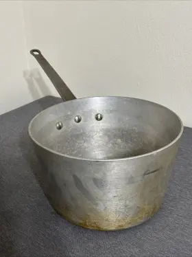 83114 Bakers & Chefs 83114/015 And 5.5 Quart Heavy Aluminum Saucepan Usa