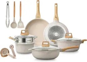 Bakken Swiss 313032530590 Bakken-swiss 14-piece Eco-friendly Non-stick Cookware Set For All Stoves