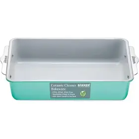 Bakkenmaster 313089170183 2.485 Quart Premium Non-stick Ceramic 8 Inch X15. 5 Rectangle Pan-teal Roasting Pan