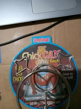 Bayou Classic 050904004406 Chickcan Beer Soda Can Chicken Rack Roaster Or Grill
