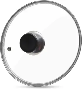 Usgg10001 Bcautay Glass Lid For Frying Pan Tempered Pot With Stainless Steel Rim 8 I