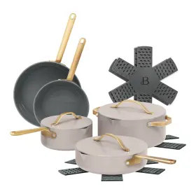 Beautiful 445025937963 12 Pcs Ceramic Nonstick Pots And Pans Cookware Set By Drew Barrymore Beautiful 445025937963 12 Pcs Ceramic Nonstick Pots And Pans Cookware Set By Drew Barrymore