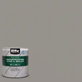Ppu18-16 Behr Premium 313042656679 1 Quart #ppu18-16 Elephant Skin Solid Color Waterproofing Exterior Wood Stain And
