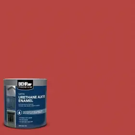 Osha-5 Behr Premium 744759434777 1 Quart #osha-5 Osha Safety Red Satin Enamel Urethane Alkyd Interior/exterior Pain