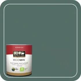 Mq6-39 Behr Premium Plus 313029877837 1 Quart #mq6-39 Chelsea Garden Flat Ecomix Plant-based Interior Paint And Primer