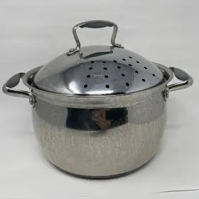 10799 Belgique 6 Quart Strainer Pot Stainless Steel With Lid Tools Of The Trade