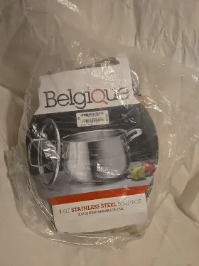 7611682 Belgique 3 Quart Stainless Steel Soup Pot