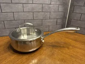 Hs10816 Belgique Sauce Pan 1.5 Quart Stainless Steel And Vented Glass Lid
