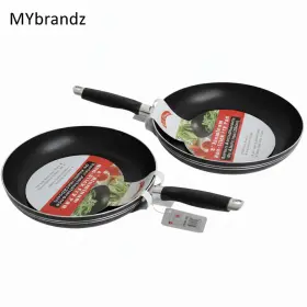 Be659640 Bene Casa Bc40008 8 Inch Nonstick Aluminum Fry Pan Skillet Black 2-pack