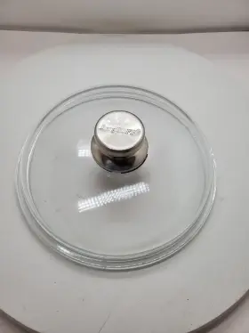 2212010 Berghoff 9 3/8 Id 5/8 Od Glass Dome Cookware Lid With Stainless Steel Knob Fs