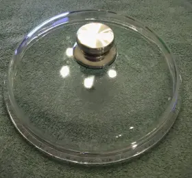 2212023 Berghoff 28cm Glass Dome Cookware Lid With Stainless Steel Knob -
