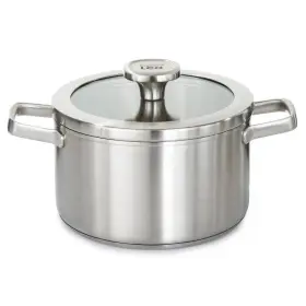 3950492 Berghoff Graphite 8 Inch 3.6 Quart 18/10 Stainless Steel Stockpot In Silver With