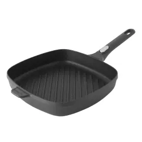 Berghoff 413821065755 Gem Non-stick Cast Aluminum Grill Pan 11 Inch 3.4 Quart Square Stay-cool D