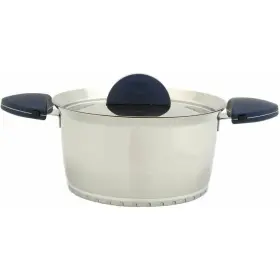 Berghoff 413821104560 Stacca 10 Inch Stainless Steel Covered Stock Pot Blue Msrp 250 Nib