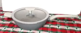 Berghoff 413821370842 Non-stick Covered Sauce Pan With Lid 11 Inch All Cooktops Gray 3 Deep
