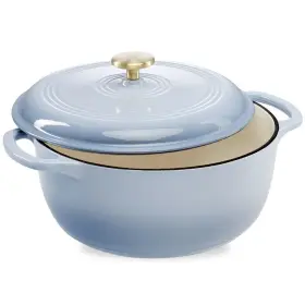 90522494 Best Choice Products 7.5 Quart Enamel Cast-iron Dutch Oven Heavy-duty Cookware