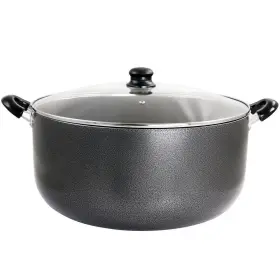 985117936m Better Chef Dutch Oven 24 Quart Heavy Gauge Round Aluminum Granite Grey Non-stick