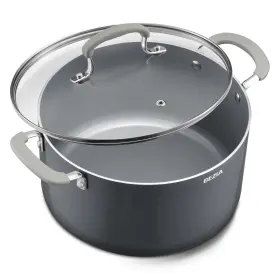 11494 Bezia 8 Quart Pot With Lid Ceramic Nonstick Stock Induction Read