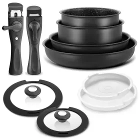 N9102 Bezia Induction Cookware Set 10 Pieces Nonstick Pots And Pans With Remova