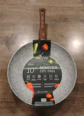 Bklyn Steel C 840179222007 Co. Pluto Pro Collection 10 Inch Nonstick Speckle Fry Pan Earthtone