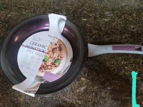 32110 Bklyn Steel Co. Cookware Aurora 12.5 Inch Aluminum Iridescent Hammered Frypan