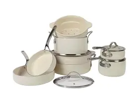 137673.12 Bloomhouse - Oprahs Favorite Things 12 Piece Aluminum Pots And Pans Set