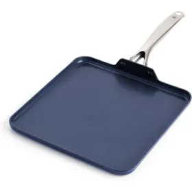 Blue Diamond 729555634606 11 Inch Griddle Pan Infused Healthy Ceramic Nonstick