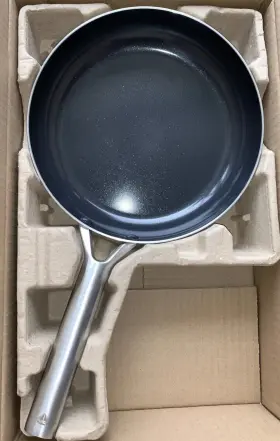 Blue Diamond 885837023046 Tri-ply Stainless Steel Ceramic Nonstick 9.5 Inch Frying Pan New In Box