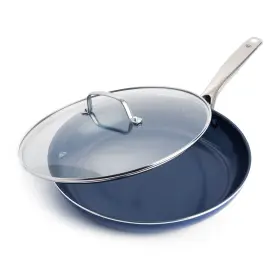 Cc002196-001 Blue Diamond Cookware 12 Inch Frying Pan Skillet Infused Healthy Ceramic Nonstick Pf