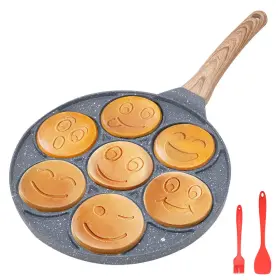 Bobikuke 717373688109 Pancake Pan Induction For Shapes Mini Pancakes Maker Nonstick