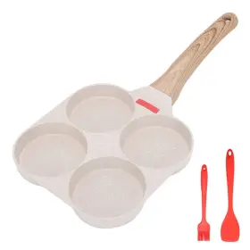 Usk-03june23-b09w998ymj Bobikuke Egg Pan Frying Fried Nonstick 4 Cups Pancake Aluminium Alloy Cooker