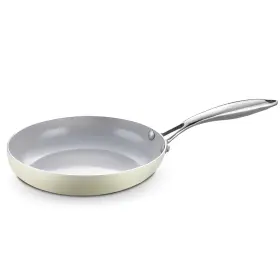 Boxiki Kitchen 628242552783 Non-stick Ceramic Frying Pan With Stainless Steel Handle - Non