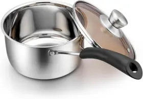 Branded 652670652715 2 Quart Saucepan Stainless Steel With Lid Multipurpose Sauce Pan Fo