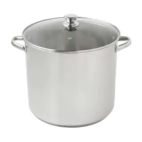Branded 726084467637 Stainless Steel 20-quart Stock Pot With Glass Lid