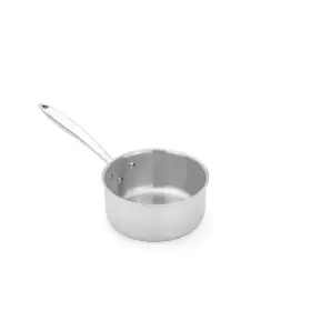 5724212 Browne Foodservice Thermalloy Triply Stainless Steel Sauce Pan 7 Inch/2.5 Quart