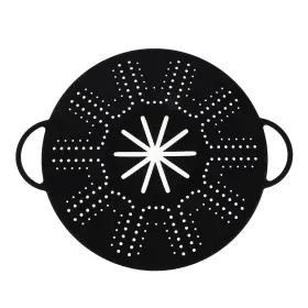 Callaron Eek30r1934kbx19uqp4 Silicone Frying Pan Cover 13.38 Inch Splatter Screen With Side Handles
