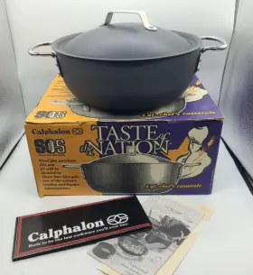 Calphalon 016853016143 4 Quart Chefs Casserole Anodized Cookware