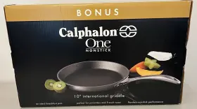 Calphalon 016853027828 Nib One Infused Anodized 10 Inch International Griddle Pan Rare