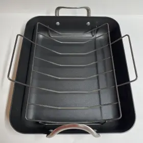 Calphalon 016853058105 Contemporary 16 Inch Nonstick Roaster And Rack