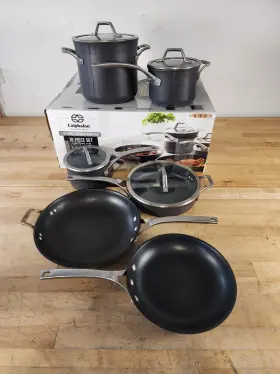 Calphalon 016853101900 10 Piece - Hard Anodized Aluminum Non-stick Cookware Pot And Pan Set