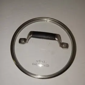 0513417 Calphalon Select 5.5 Inch Glass Replacement Lid Stay Cool Handle