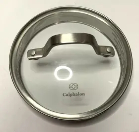 1080118 Calphalon Replacement Glass Strainer Lid 5.5 Inch Inside Edge 6 Outside