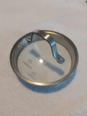 1082119 Calphalon Cookware 5.5 Inch Replacement Strainer Glass Lid Outside Lip 6 3/8in