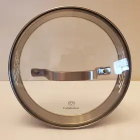 1082318 Calphalon Tempered Glass Pour Strain Pot Lid Replacement 7 Inch