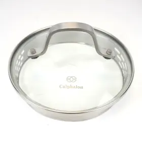 1083119 Calphalon 6 In Replacement Steamer Glass And Stainless Lid Inside Diameter 5 1/2 Inch