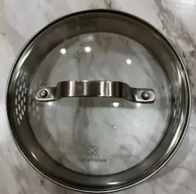 1083319 Calphalon 7 Inch Tempered Glass Strainer Lid. Replacement