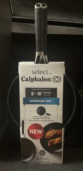 2046290 Calphalon Premier With Mineralshield Nonstick 8 Inch And 10 Two Fry Pans Set New