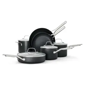 2046320 Calphalon Hard Anodized Nonstick 10-piece Cookware Set- Pre Owned 299.99 Msrp