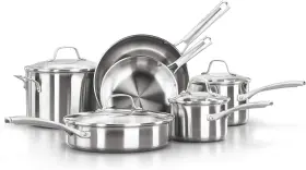 2095338 Calphalon Signature 5-ply 10-piece Stainless Steel Cookware Set
