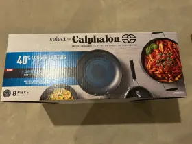 2172312 Calphalon Select By Aquashield Cookware Set - 8 Pieces Hard-anodized Nonstick